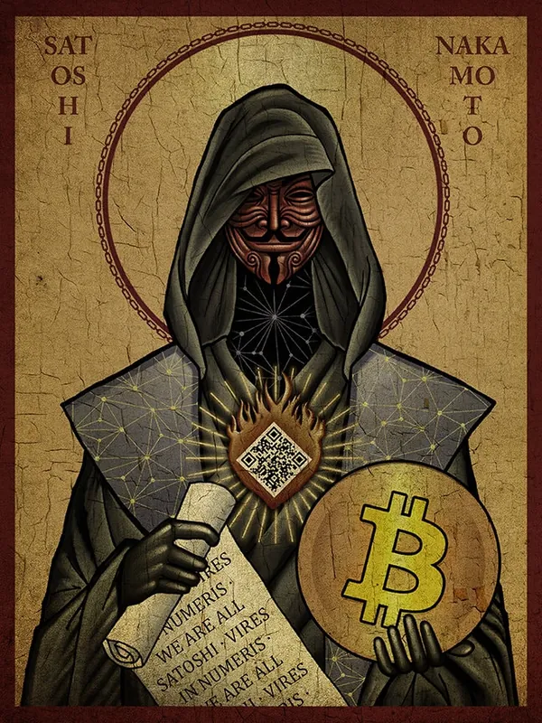 Portrait of Satoshi Nakamoto, The Divine Creator